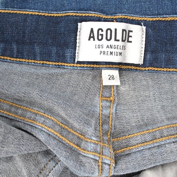 Agolde X Armour Vert Sophie Crop High Rise Jeans - Picture 10 of 12